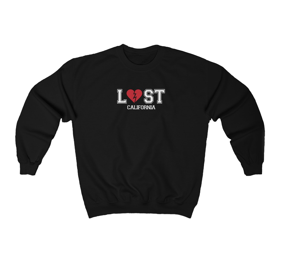 Men's Black Lost California Sweatshirt